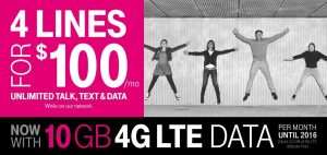 T-Mobile Family Plan Promotion