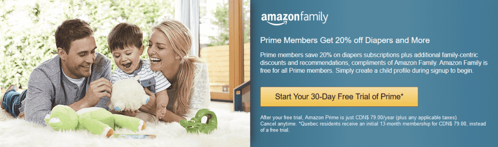 Amazon Family signup